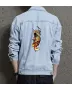 Men's Relaxed Fit Jean Jacket for Boyfriend - Great Casual Style Gift - Street Style for Celebration - Fashion Fans