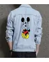 Mickey Men's Relaxed Fit Jean Jacket - for Nephew - Everyday Style for Casual Meetups - Great Gift for Anniversary College Students