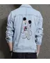 Minnie Men's Street Style Denim Jacket - Gift for Nephew - Regular Cut for Weekend Wear - Birthday for Street Style Lovers