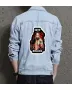Men's Street Style Denim Jacket - Gift for Son on Contrast Stitching - Casual Fridays Style for Christmas - Gen Z Men