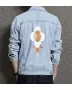 Men's Street Style Denim Jacket - Gift Idea for Grandson - Relaxed Style for School Wear - Perfect for Graduation