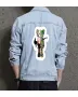 Men's Urban Jean Jacket - for Husband - Stylish Look for Casual Meetups - Great Gift for Birthday Active Men