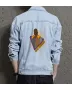 Retro Jax Briggs Denim Jacket for Men - Gift for Gamers - Christmas Gift