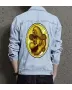 Retro Mario Denim Jacket for Men - Gift for Nintendo Fans - Christmas Gift