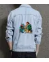 Retro Mario Denim Jacket for Men - Perfect Gift for Video Game Fans - Christmas Gift