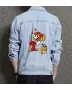 Supper Payaso Denim Jacket - Gaming Gift - Stylish Outerwear for Men - Christmas Present