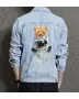 Teddy Astronaut Jean Jacket for Men – Gift for Streetwear Fans – Christmas Gift