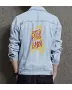 Teddy Bear Jean Jacket for Men – Gift for Streetwear Fans – Christmas Gift