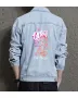 Teddy Bear Jean Jacket for Men – Gift for Streetwear Fans – Christmas Gift