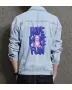 Teddy Bear Jean Jacket for Men – Gift for Streetwear Fans – Christmas Gift