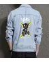 Teddy Bear Jean Jacket for Men – Gift for Streetwear Fans – Birthday Present