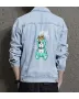 Teddy Bear Jean Jacket for Men – Gift for Streetwear Fans – Christmas Gift