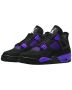 Air Jordan 4 Purple Thunder Bold Streetwear High Top Sneakers