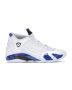 Jordan 14 Retro “White Hyper Royal” 487471-104 | White / Black / Hyper Royal