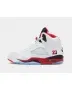 Air Jordan 5 Retro "Fire Red Black Tongue" - Classic Heritage High-Top Model