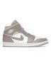 Jordan 1 Mid “Linen” 554724-082 | White / Linen