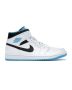 Jordan 1 Mid “Laser Blue” 554724-141 | White / Laser Blue / Black