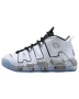 Air More Uptempo White Chrome Clean Basketball Streetwear Sneakers
