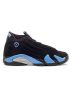 Air Jordan 14 Retro "Black University Blue" - Sleek Heritage Performance-Inspired Model