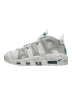 Air More Uptempo Metallic Teal Mid Top Bold Streetwear Sneakers