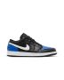 Jordan 1 Low Black Royal Toe 553558-042 | Black White Game Royal Leather Sneaker