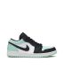 Jordan 1 Low Emerald Toe 553558-117 | White Emerald Rise Black Premium Sneaker
