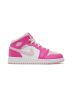 Jordan 1 Mid GS “Fierce Pink” White/Medium Soft Pink/Fierce Pink | FD8780-116