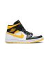 Jordan 1 Mid Laser Orange Black Women’s CV5276-107 | White Yellow Black Retro Sneakers