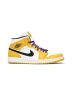 Jordan 1 Mid SE Lakers 852542-700 | University Gold Black Pale Ivory Court Purple Retro Sneaker