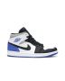 Jordan 1 Mid SE Royal Black Toe 852542-102 | White Black Hyper Royal Premium Sneaker