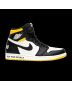 Jordan 1 Retro High Not For Resale Varsity Maize 861428-107 | White Black Yellow Premium Sneaker