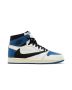 Air Jordan 1 Retro High OG SP “Fragment x Travis Scott” Sail/Black Military Blue| DH3227-105