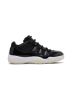 Jordan 11 Retro Low 72-10 AV2187-001 | Black Red Premium Leather Retro Sneakers
