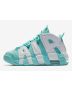 Air More Uptempo Island Green Mid Top Bold Streetwear Sneakers