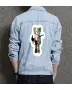 Men's Urban Jean Jacket - for Husband - Stylish Look for Casual Meetups - Great Gift for Birthday Active Men