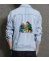 Retro Mario Denim Jacket for Men - Perfect Gift for Video Game Fans - Christmas Gift