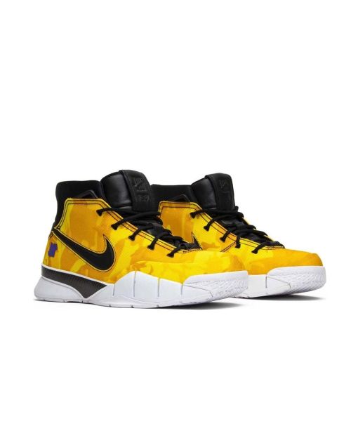 Kobe 1 Protro Undefeated Yellow Camo – La Brea - Limited Edition Basketball Sneakers