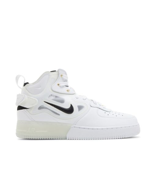 Air Force 1 Mid React 40th Anniversary White Black - Classic Mid Top Sneakers