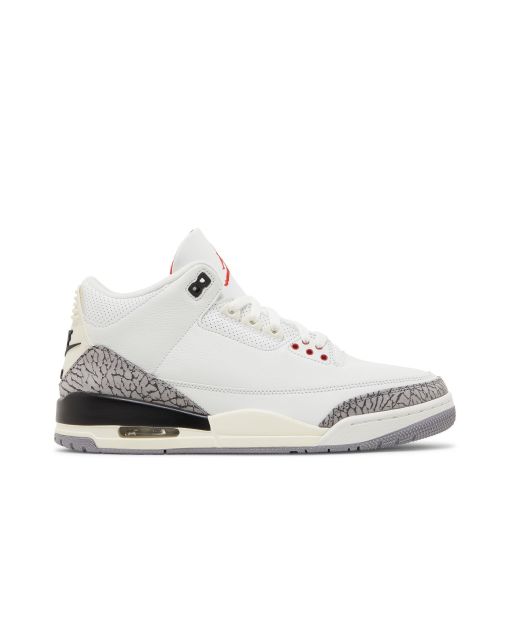 Jordan 3 Retro White Cement Reimagined - Classic Retro Basketball Sneakers