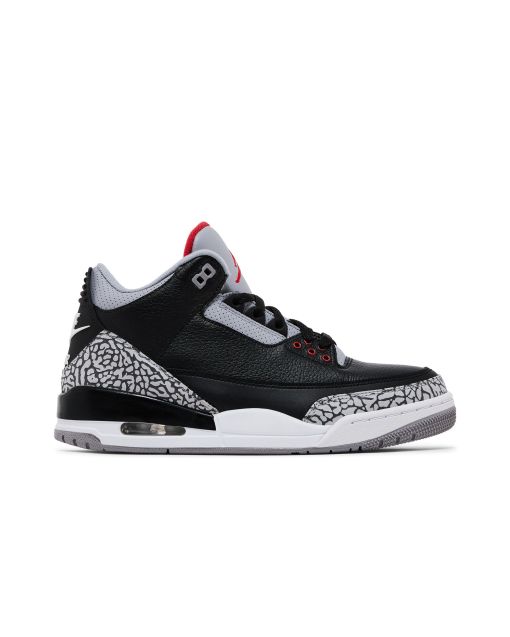 Jordan 3 Retro Black Cement - Classic Retro Basketball Sneakers