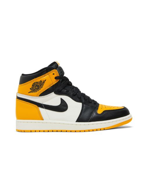 Jordan 1 Retro High OG Yellow Toe - Classic High Top Sneakers