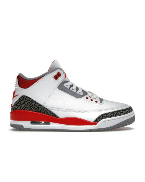 Jordan 3 Fire Red - Classic Retro Basketball Sneakers
