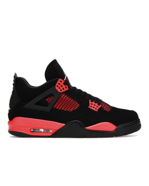 Jordan 4 Retro Red Thunder - Bold Retro Basketball Sneakers
