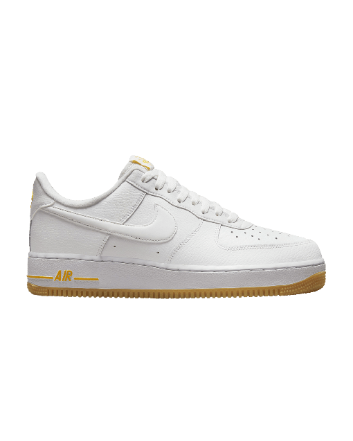 Air Force 1 Low ’07 White University Gold Gum - Classic Low Top Sneakers