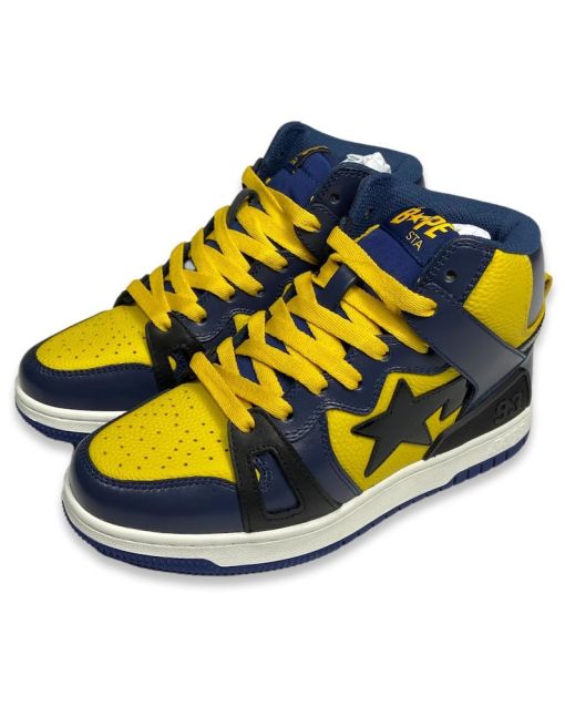 A Bathing Ape Bape Sta 93 Hi Michigan - Classic High Top Sneakers