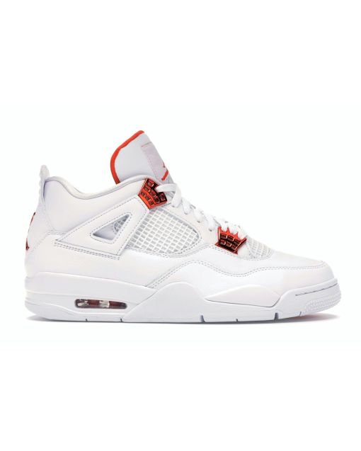 Jordan 4 Retro Metallic Orange - Vibrant Retro Basketball Sneakers