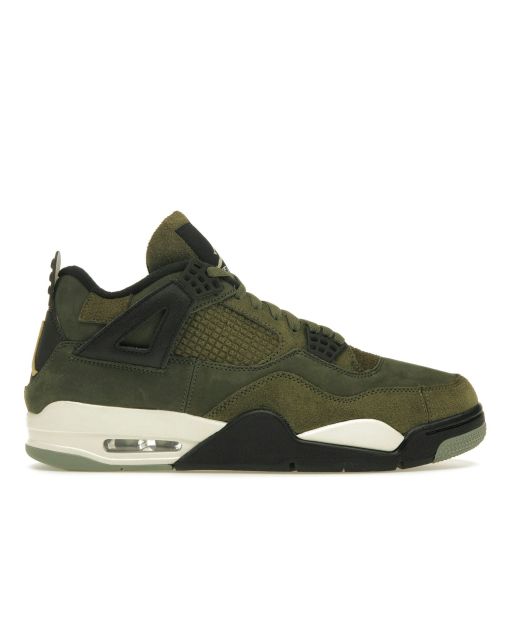 Air Jordan 4 Retro SE Craft "Medium Olive" – Men's Sneakers