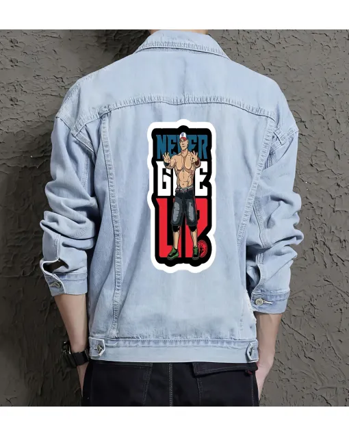 Men's Denim Outerwear for Graduate - Great Classic Fit Gift - Casual Meetups for Valentine's Day - Street Style Lovers - Light Blue - Main View