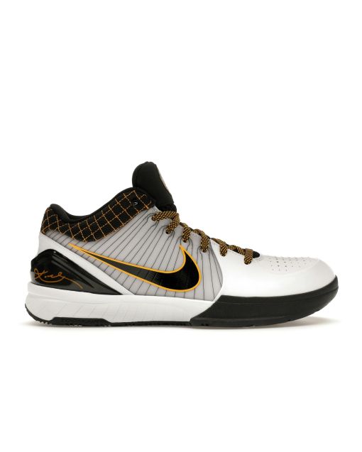 Kobe 4 Protro White Black Del Sol - Limited Edition Basketball Sneakers